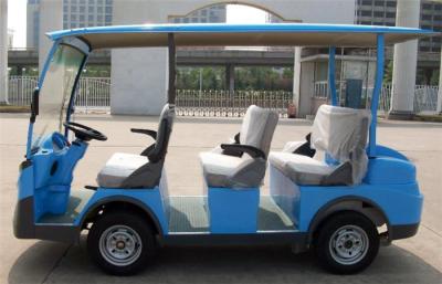 China Blue 4.0KW Motor Club 8 Seater Electric Car For 8 Person With Pure Electric Power for sale