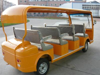 China Sightseeing Electric Passenger Shuttle Bus For 11 Persons With Lights And MP3 for sale