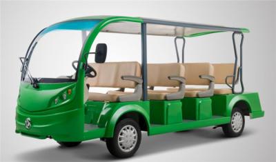 China Green Color Electric Sightseeing Car For 11 Person With CE Dongfeng Brand for sale