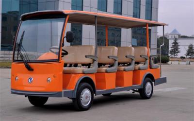 Chine Voiture guidée électrique colorée adaptée aux besoins du client, autobus électrique de passager avec Seaters 12+2 à vendre