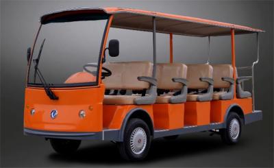 China 48V Battery Operated Electric Shuttle Bus For 14 Passenger Sightseeing for sale