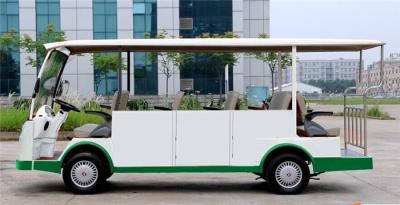 China Safety 14 Seats Electric Sightseeing Tour Bus With Closed Door For Reception for sale