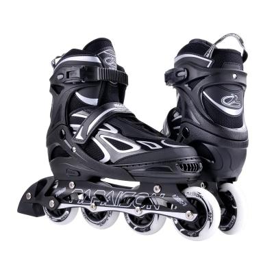 China Track/Store/Staff Using Factory Supply Adjustable High Quality Four Wheels Inline Skate Shoes With PU Wheel Adjustable Ice Skate Flashing Shoes for sale