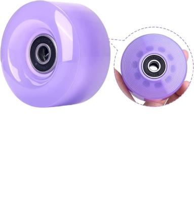 China Snap Roller Skate Wheels 2023 Best New High Selling New Black Bound Skate Wheels Built-in Quad Roller Skate Flashing Wheels On Hot Sale for sale