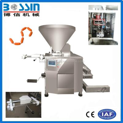 China frankfurter vacuum sausage filler machine for using various sausage casings for sale