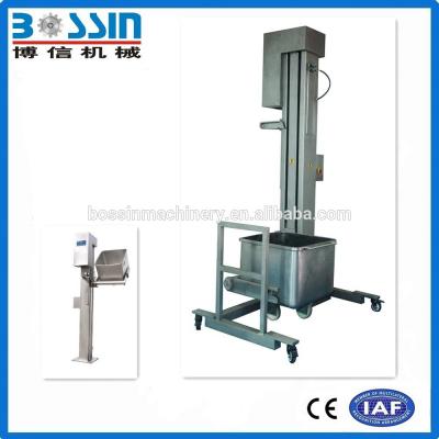 China Elevator For Meat Loading China Good Quality Energy Saving Meat Elevator With Meat Bin for sale