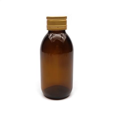 China Low Price Medicinal Medicine Capsule 16oz Leakproof Glass Cough Syrup Bottles for sale