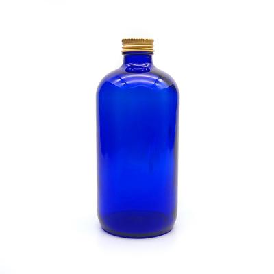 China Personal Skin Care Packaging Factory Selling Low Price Essential Oil Boston Glass Leakproof Bottle 500ml for sale