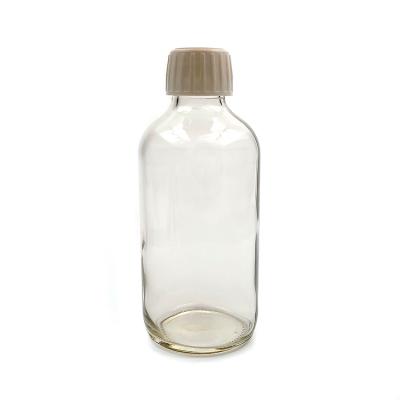 China Wholesale High Quality Low Price Personal Factory Skin Care Packaging Clear Boston High Quality HDPE Round Bottle For Perfume for sale