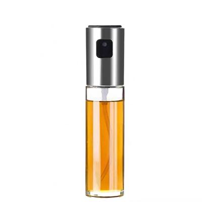 China Frying Oil Cooking Olive Oil Packaging Glass Bottle Kitchen Oil Spray Bottle For Cooking for sale