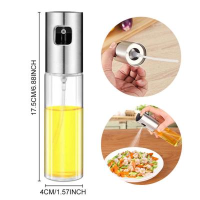 China Cooking Oil Edible And Vinegar Spray Bottle Packaging Kitchen Cooking Olive Oil Glass Bottle for sale