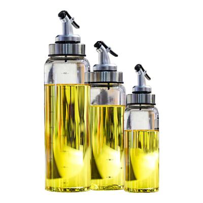 China Edible Oil and Cooking Oil Vinegar Packaging Bottle Glass Cooking Olive Oil Bottle Kitchen for sale