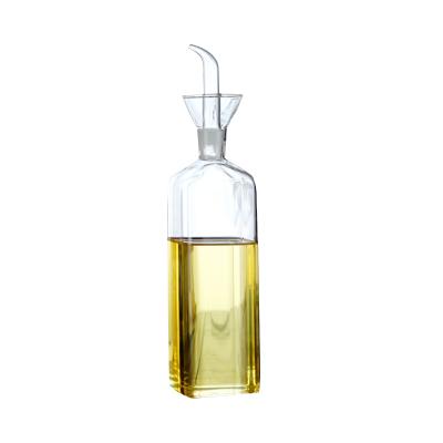 China 500ml Food Kitchen Cooking Olive Oil Glass Bottle Kitchen Olive Oil Bottle Roasting Glass for sale