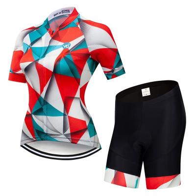 China Professional Women Wear Recyclable Bib Shorts Outdoor Cycling Sports Wear Bick Shorts Cycling Sets for sale