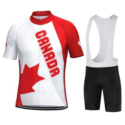 China Canada Tank Top Men Mountain Bike Breathable Outdoor Cycling Shirt Tops Bib Shorts Pants Tank Top Custom Clothing Cycling Wear for sale