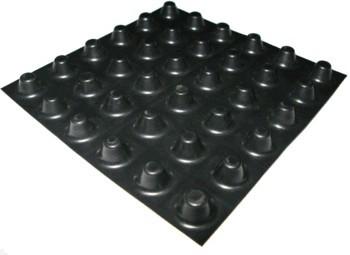 China 2 meter width HDPE Composite Dimple geo-membrane Drainage Board suppliers by factory manufacturer for wholesale for sale