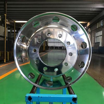 China Aluminum Wheel Rim 24.5x8.25 Truck China Aluminum Supplier With Good Quality And Low Price 220/221mm ISO/TS16949 24 Hours High Quality for sale