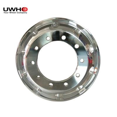 China First Class Aluminum Wheel Rim Truck Aluminum Wholesale Price Silver 22.5*8.25 Quality And Low Price ISO/TS16949 24 Hours 2 Years / for sale