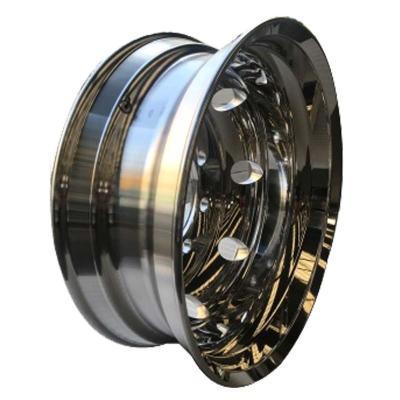 China Single Used Aluminum Rim 7.50x22.5 Aluminum Alloy Semi Truck Wheels for sale