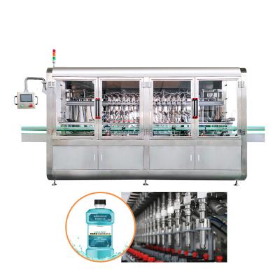 China Automatic 500ml Shower Gel Filling Machine Shower Gel Production Line with Piston Pump for sale