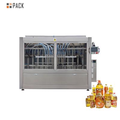 China Npack High Accuracy Auto Oil Quantitative Filling Machine Peanut Oil Production Line for sale