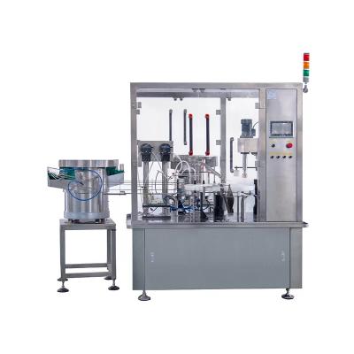 China Automatic Commercial 50ml Small Bottle E Liquid Monoblock Liquid Filling Machine for sale