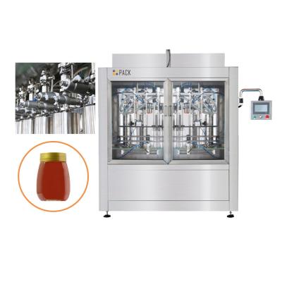 China High Viscosity Food Shrimp Paste Sauce Honey Jar Filling Capping Machine For Glass Packaging for sale