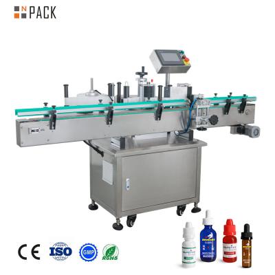 China Npack Electric Driven Automatic Round Bottle Labeling Machine For Plastic Pet Glass Bottles for sale