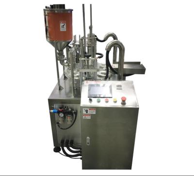 China Automatic Rotary Tomato Chilli Sauce Cup Filling And Sealing Machine for sale