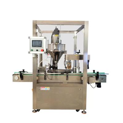 China Full Automatic 10~1000g Monoblock Powder Filling And Capping Machine for sale