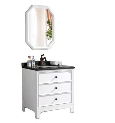 China Best Selling Modern America Hangzhou Style 3 Drawer Floor Stand Bathroom With Four Legs for sale