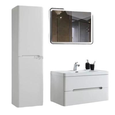 China Hot Sale Modern Simple Design Two Drawer Various Size Bathroom Furniture Vanity Combo for sale