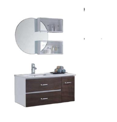 China Modern Design PVC Bathroom Cabinet Vanity Clearance Modern Bathroom Vanities for sale