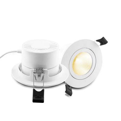 China 3W 5w 7w LED downlight ceiling light cutout 80mm round adjustable height 3w 5w 7w Mini Recessed LED integrated downlight for sale