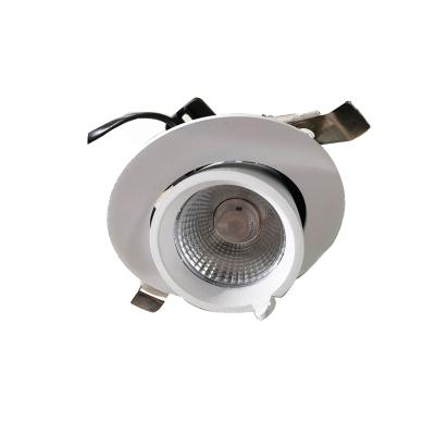 China COB LED downlight recessed gimbal downlight cutout size 75mm 90mm CRI90 95 3000k 4000k 6000k 3inch 12w 20W 30w COB LED downlight for sale