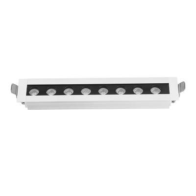 China Recessed Downlight For Cabinet Slim Linear Recessed Wall Washer 8w LED Down Light For Museum Ceiling Lamp for sale