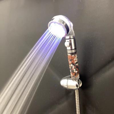 China Needle Free New Best Selling Ion Led Shower Head for sale