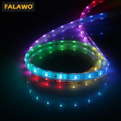 China IP68 Anti-UV Waterproof Faceplate Lighting 5050 Led Strip Accessible for sale