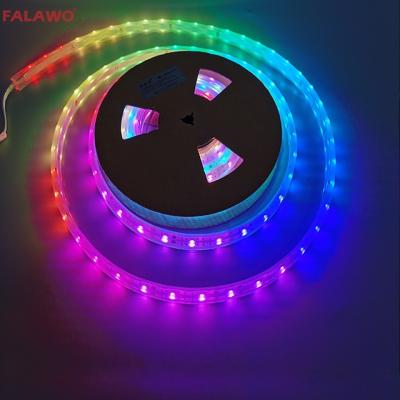 China Underwater Waterproof IP68 Anti-UV Using RGB Led Lightweight Flexible Led Strip for sale