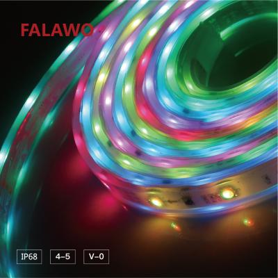 China Theme Park Falawo RGB 5050 IP68 LED Decoration Flexible Outdoor Waterproof Strip for sale