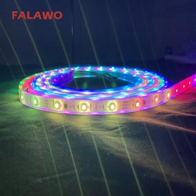 China Waterproof IP68 SPI Anti-UV RGB Strip Led For Landscape Lighting Exhibition for sale