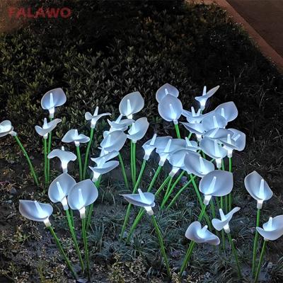 China FALAWO Anti-UV ip68 led calla lily bulbs decoration light for garden lighting for sale