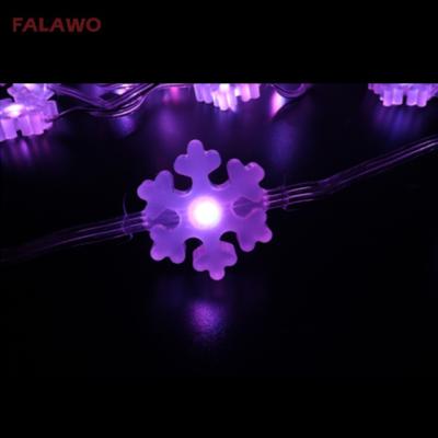 China FALAWOA05 IP68 Waterproof LED Snow Light String for Outdoor Holiday Decoration RGB Color for sale