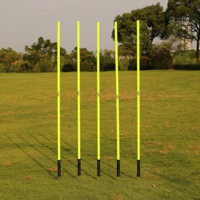 China Latest Pro Height Three Hole Slalom Training Pole With Spring Spike for sale