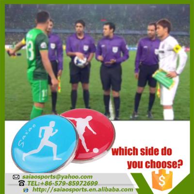 China Metal Base Soccer Referee Single Side Coin , Specialized Soccer Coin for sale