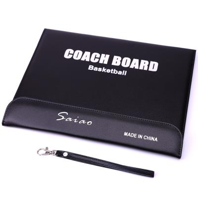 China PVC+composite board 3folding basketball tactics board with pen, pawns, eraser for sale