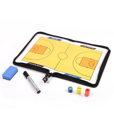 China Foldable with similar zip purse basketball tactics board, strategy notebook for sale