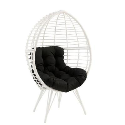 China Good Quality Modern Wicker Swing Chair Rattan Egg Basket Sunset Hanging Egg Chair With Cushion for sale