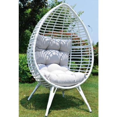 China Modern Wholesale Garden Furniture Outdoor Wicker Swing Chair Wicker Egg Swing Chair With Stand Basket Swing Chair for sale