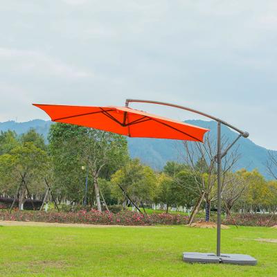 China Eco-freindly Modern Design Garden Umbrella Patio Cantilever Outdoor Banana Hanging Parasol Umbrella for sale